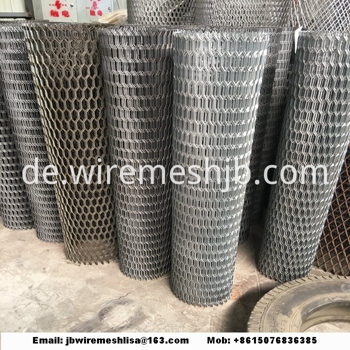 Galvanized Hexagonal Expanded Metal Mesh